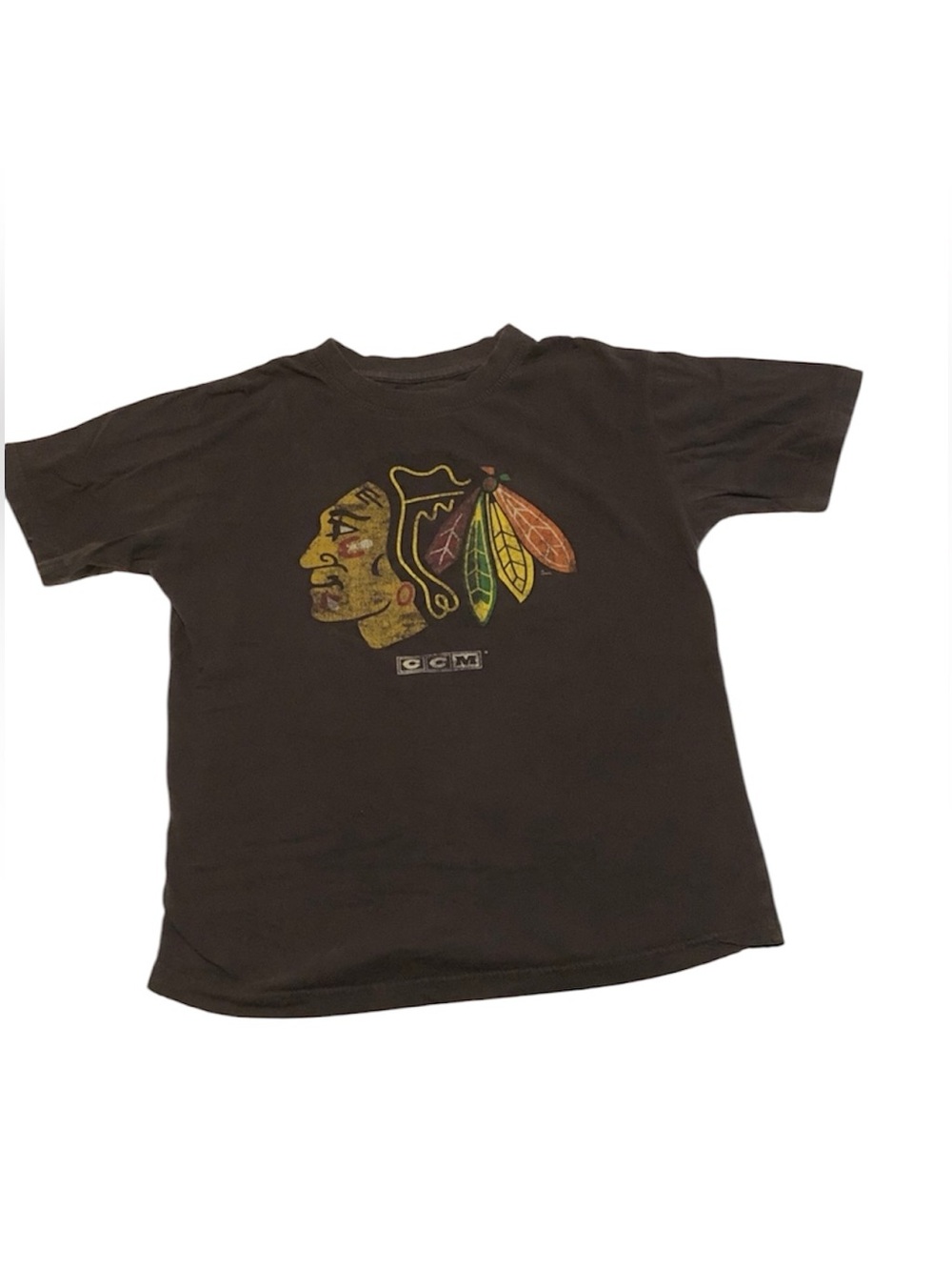 Black Hawks Chicago  Grit Scrum Shirt Men’s size S